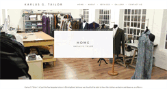 Desktop Screenshot of karlusg-tailor.co.uk